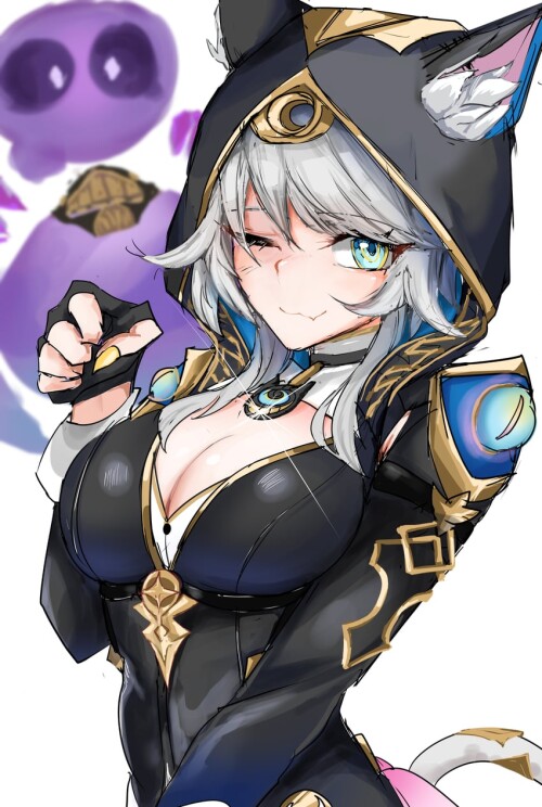  cipher and spirithief bartholos honkai and 1 more drawn by bananamusume sample 5972d859a0fd7b1a060f