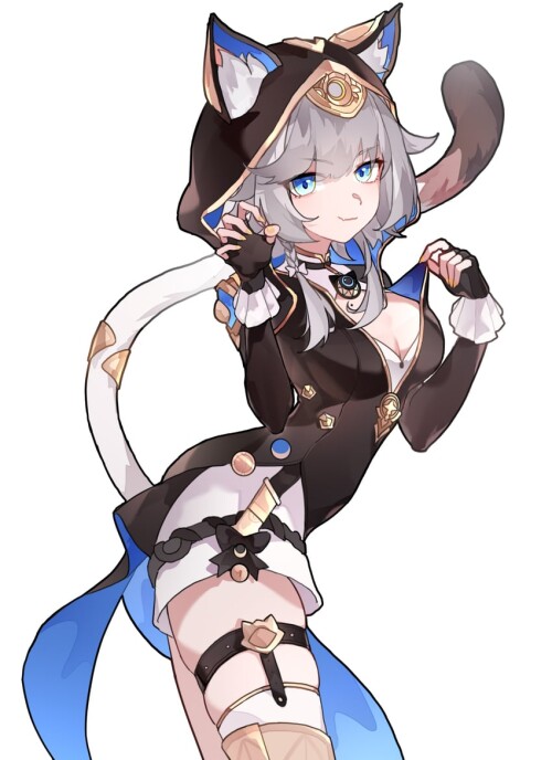  cipher honkai and 1 more drawn by mi si lei da ke sample 96cc243eee56c91f402b19e875d024ae