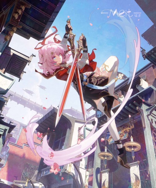  march 7th honkai and 1 more drawn by meirong sample 5728b56728bc63b08e9f605394fdbcc7