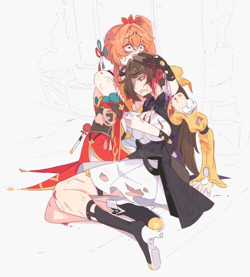  sushang and guinaifen honkai and 2 more drawn by unfamousradish sample 5567373e0d45e68a898e366d6db0