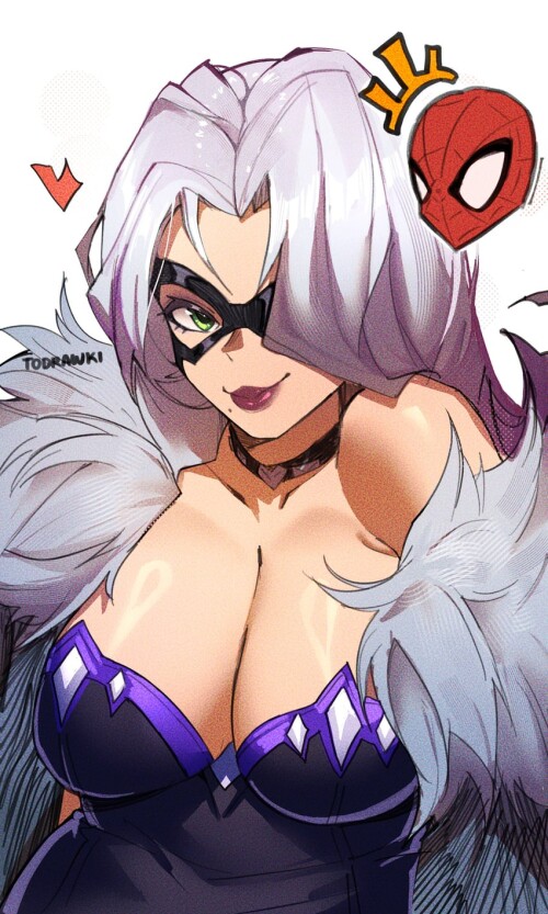  spider man black cat and felicia hardy marvel and 2 more drawn by wokiiarts sample f309901c52e05f0a