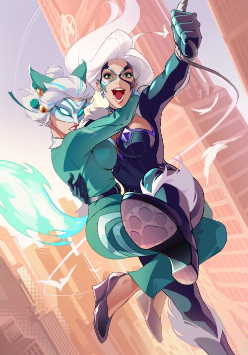  black cat felicia hardy and white fox marvel and 3 more drawn by lazyboq sample 1ffaefb252229b6a7fe