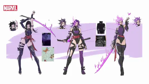Concept Art Psylocke %28Vengeance%29 Part 1