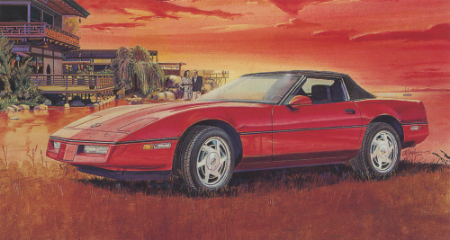 Chevrolet Corvette Seaside, 1990 by C. Winston Taylor