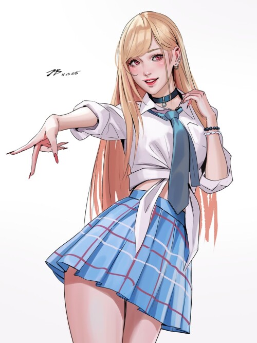  kitagawa marin sono bisque doll wa koi wo suru drawn by justb1aze sample 4625a5ce03e8286fc9fc24e347