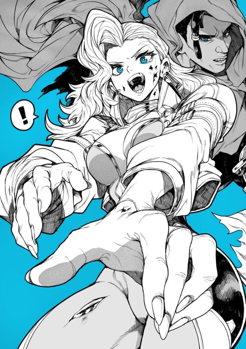  dagger and cloak marvel and 1 more drawn by yotsumi shiro sample d97c9aa15babafb00015720956b13f0e