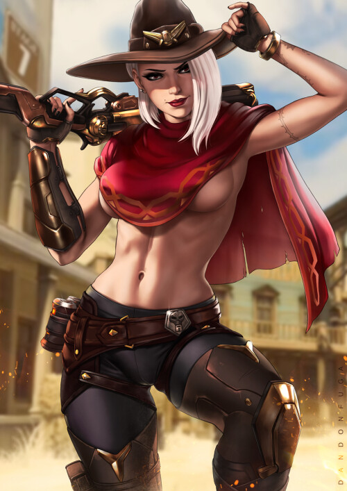  ashe overwatch and 1 more drawn by dandon fuga 516f16160fb1fc629bf3d54bbd936521