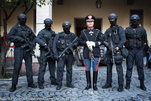 Team of Italian Corazzieri Regiment (Carabinieri)