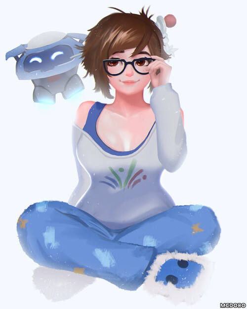  mei snowball and pajamei overwatch and 1 more drawn by mcdobo sample 43ec106e78da986383c66b95fc4daa