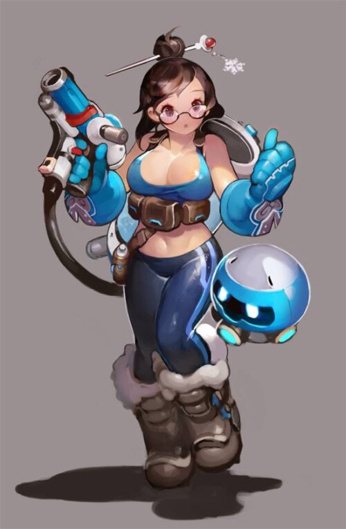  mei and snowball overwatch and 1 more drawn by akito1179 f32a5ce34998ea962ac8d4bbcfc102af