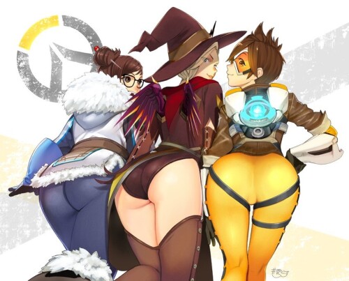  mercy tracer mei and witch mercy overwatch and 1 more drawn by suko mugi sample d337bda5ff1b5749699