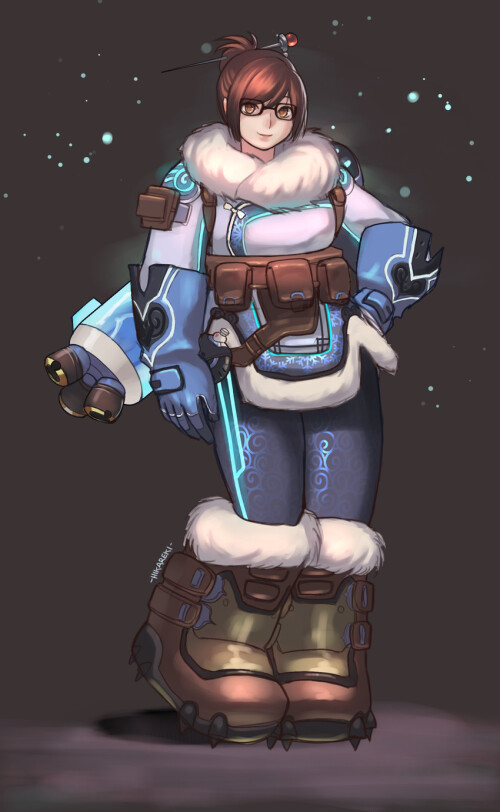 mei overwatch and 1 more drawn by hikareki sample 8d172093dde32d378b2f131c7bf0f44d