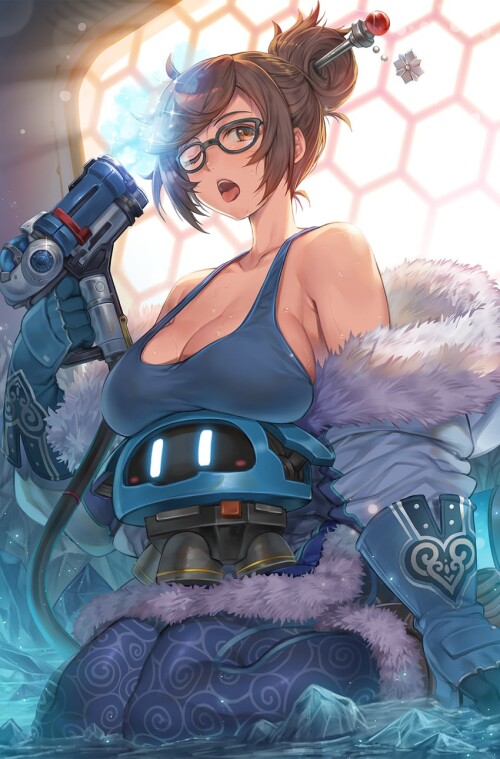  mei and snowball overwatch drawn by hagure keg sample 9e4e609254d60859adf02999e95e39ea
