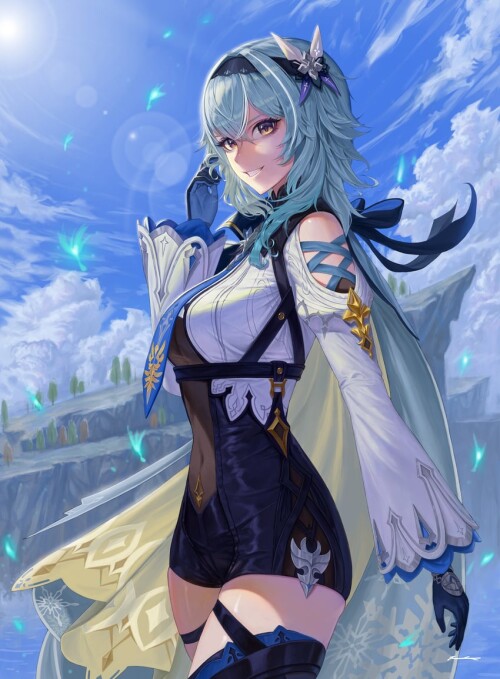  eula genshin impact drawn by zipuragi sample 97d66b813b004c0e44e679745625e2fe