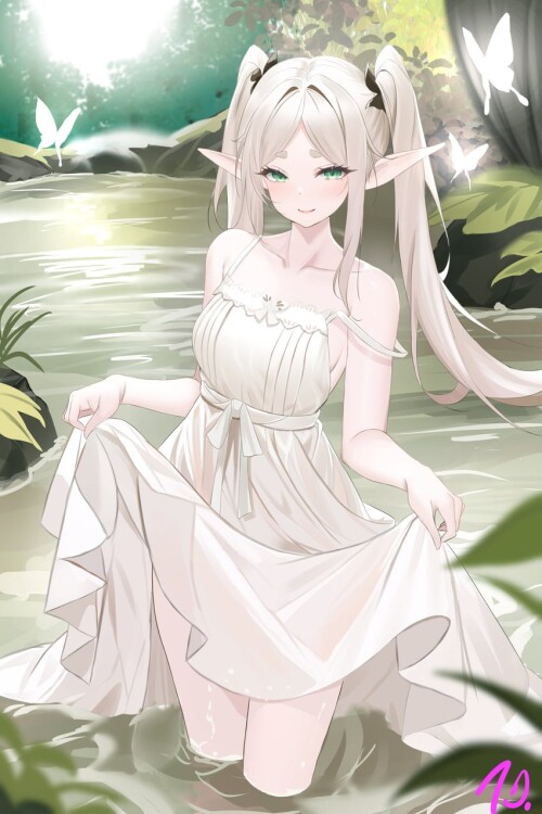  frieren sousou no frieren drawn by nanoda002 saber427 sample 0cb4b6a3ad3c435cbe287df72a682687