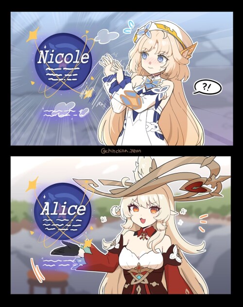  alice and nicole reeyn genshin impact drawn by ooyun sample 7ce1a472434d1ab193f6a2afcb372fd5