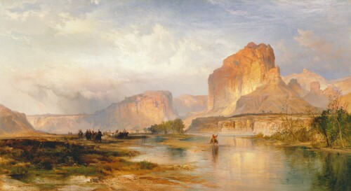 Cliffs of Green River by Thomas Moran, 1874