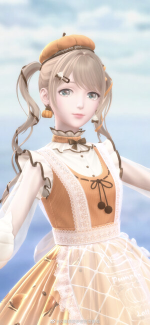 On March 25, Mint Tea's R suit 南瓜拿鐵 "Pumpkin Latte" will be added to the Themed Crafting Workshop. This suit can be crafted without diamonds!