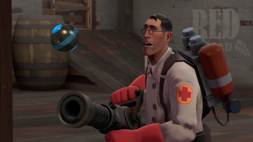 medic about to die to a grenade