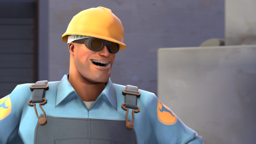 engineer laughing