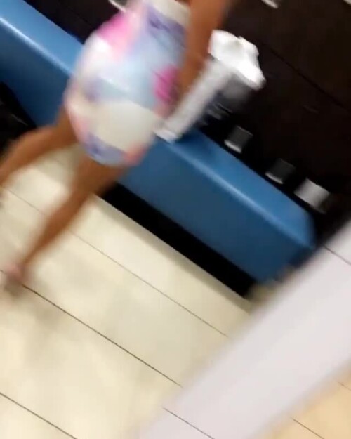 Adriana Chechik - locker room - selfie - longlegs - heels - short skirl #sewamainanbayijogja
