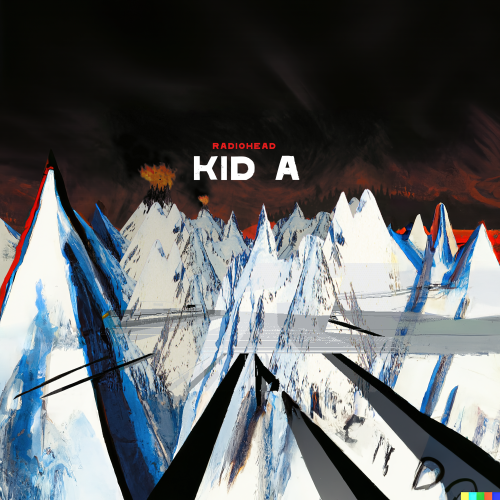 Radiohead - Kid A (Dalle 2 Uncrop)