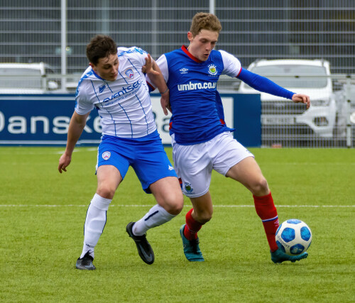 Linfield Swifts player Diego Esquivel McGann