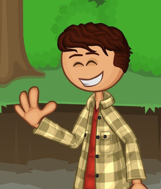 an illustrated image of Disil character created with Papa Louie Pals