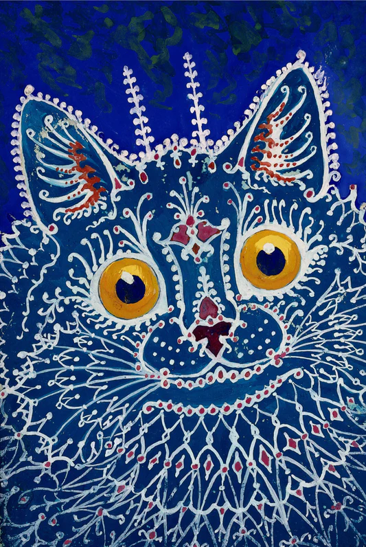 Catin GothicStyle byLouisWain c.1925 Postcard