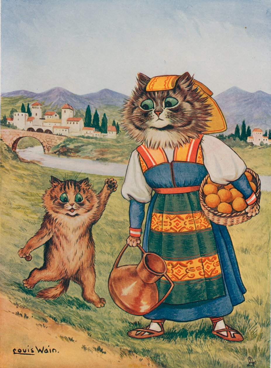 Louis Wain Please I want an orange (MeisterDrucke 284274)