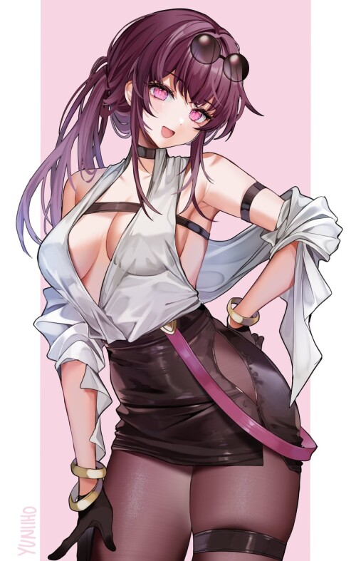  kafka honkai and 1 more drawn by yuniiho sample 18bad7ecbb3407bd918a8f1b49cac50d