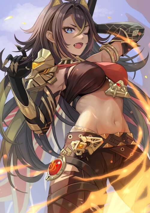  dehya genshin impact drawn by moguta moguta9 sample a49c3efb17ac76888f4efc39c250e9b9
