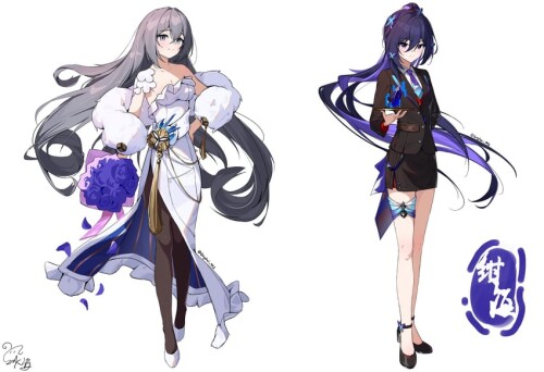  bronya rand and seele honkai and 1 more drawn by bing hai ankang sample 8ac72f00c5a89b1a91e65389407
