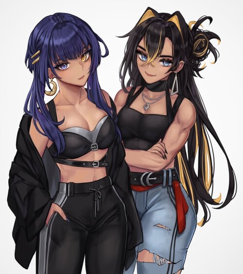  dehya and candace genshin impact drawn by astertia sample 0b6edbbdd609b92ba2cf6469ea96c651
