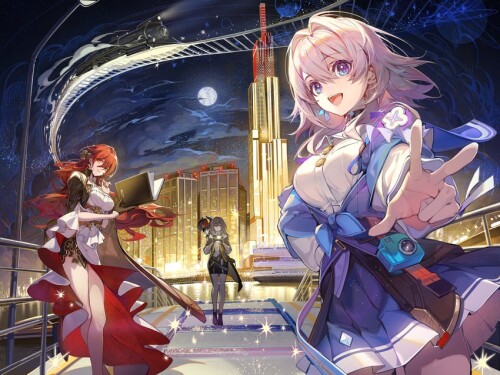  march 7th trailblazer stelle himeko and pom pom honkai and 1 more drawn by akizero1510 sample e2995
