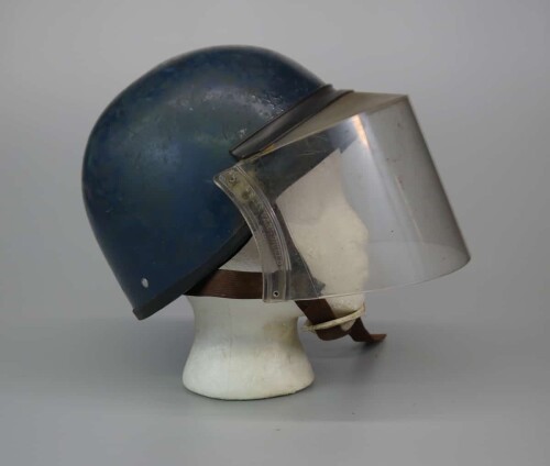 1980s riot police helmet