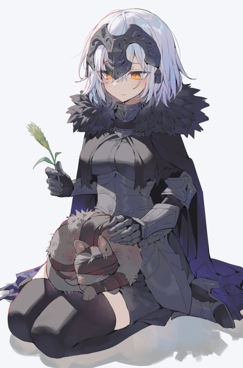  jeanne d arc alter jeanne d arc alter and chiemon fate and 1 more drawn by devy lobotomy sample b90