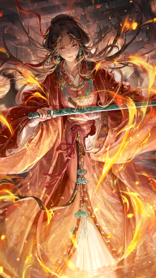 Holy Queen SSR Set the Self Ablaze Awakened