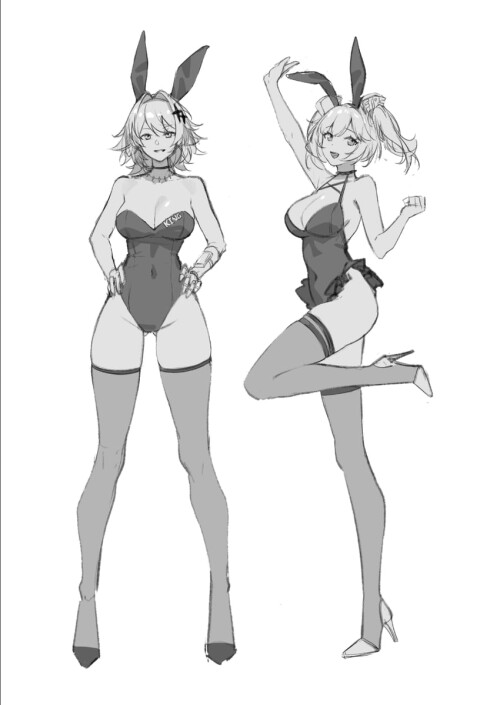  caesar king and burnice white zenless zone zero drawn by juwei sample b65c66a177f38a614e6e2d7993d82