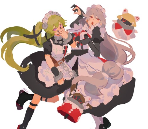  corin wickes alexandrina sebastiane drusilla and anastella zenless zone zero drawn by mararu sample