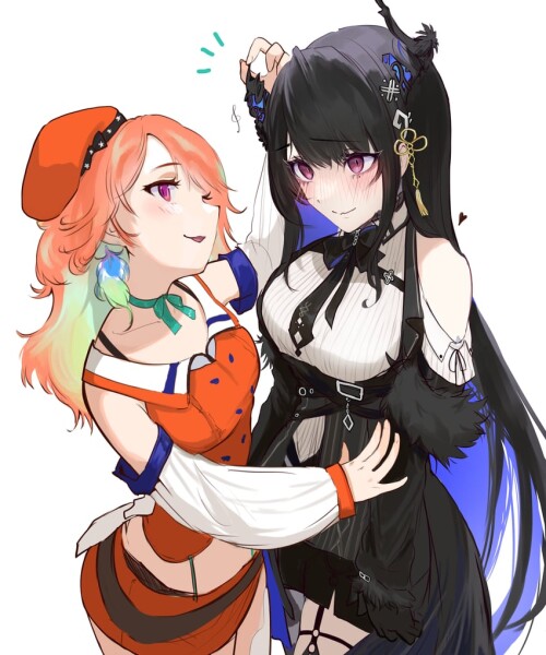  takanashi kiara nerissa ravencroft takanashi kiara and nerissa ravencroft hololive and 1 more drawn