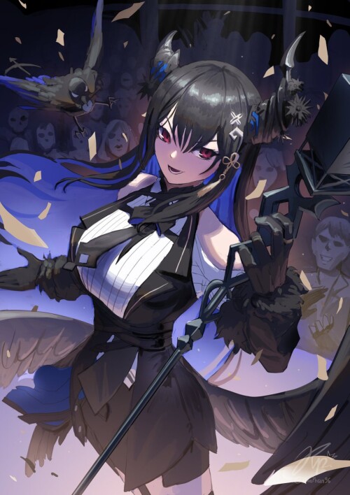  nerissa ravencroft nerissa ravencroft and shadow hololive and 1 more drawn by khoaphan96 1fe478f2a7