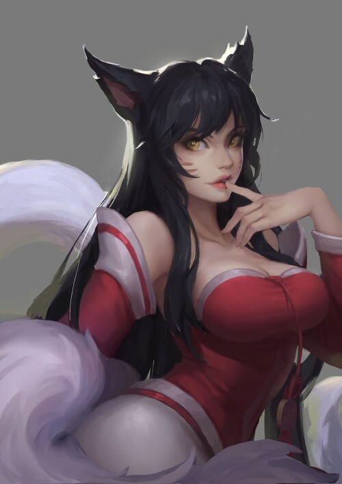  ahri league of legends drawn by moya artstation sample 31951c2ee164740ce22e94d47ebbe012