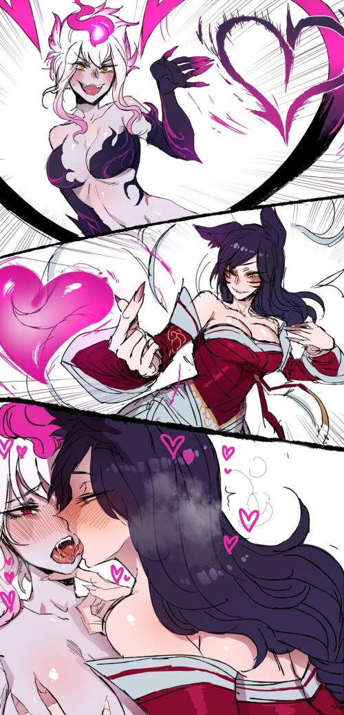  ahri and evelynn league of legends drawn by ratatatat74 sample 1f2783f7ae66957f55864b58a84e5b7e