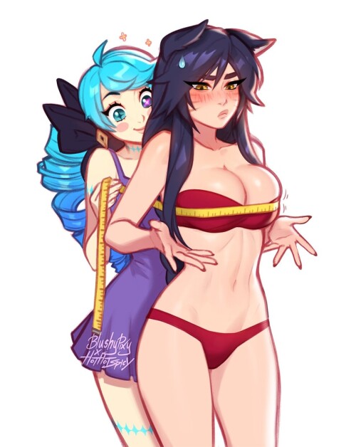  ahri and gwen league of legends drawn by blushyspicy sample 56307fc2b3a38bc3da18f9b5d7925fa9
