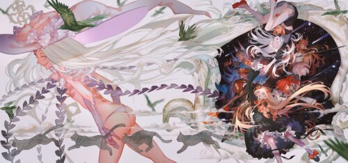  mash kyrielight fujimaru ritsuka abigail williams abigail williams lavinia whateley and 3 more fate