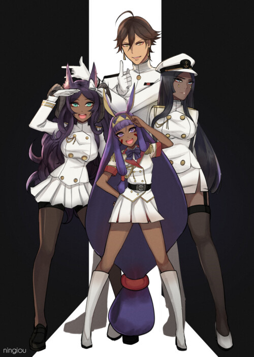  nitocris scheherazade ozymandias queen of sheba and nitocris fate and 3 more drawn by kyou ningiou 