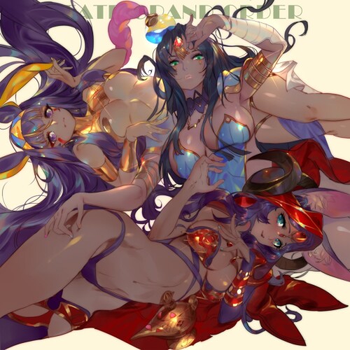  nitocris scheherazade and queen of sheba fate and 1 more drawn by grandia lee sample 26279cdfd6a89e