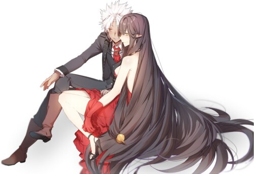  semiramis amakusa shirou semiramis and amakusa shirou fate and 2 more drawn by dore gilles dore sam