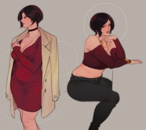  ada wong resident evil and 2 more drawn by glacier clear sample a928dbad58f854aa5a95372d5d5a85b0